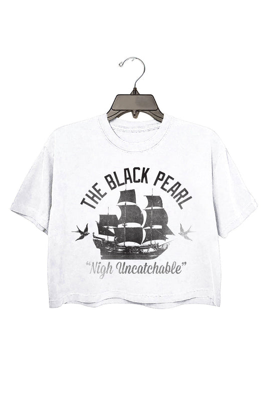The Black Pearl Untouchable Crop Top For Women